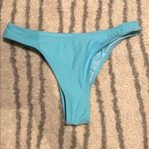 NWOT light blue cheeky bikini bottoms